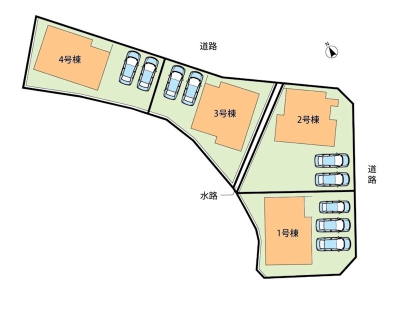 洲本市上物部　第3期 2号地 区画図