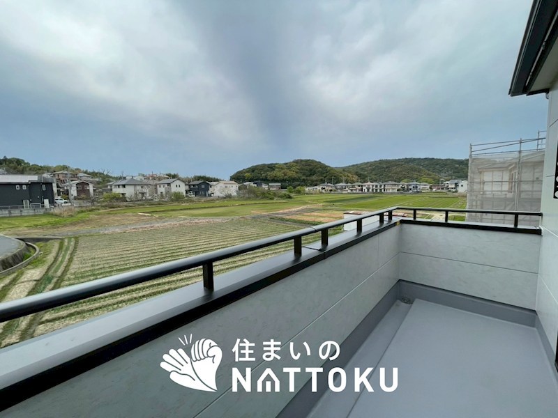 洲本市上物部　第3期　3号地  現地写真（バルコニー）