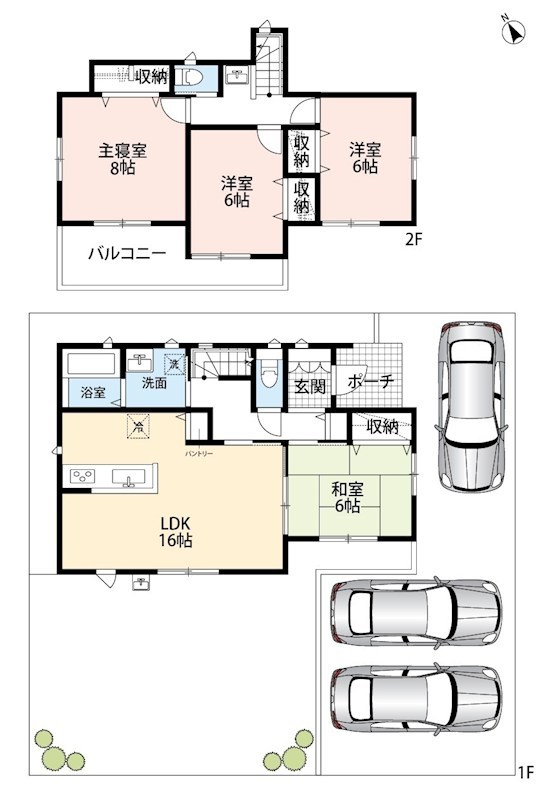 松阪市五反田町　6号地 間取図・土地図