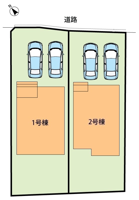 江南市曽本町幼川添　2号地  区画図