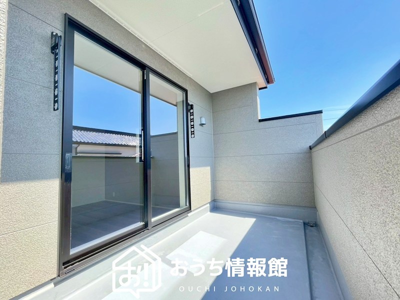 江南市曽本町幼川添　2号地  現地写真（バルコニー）