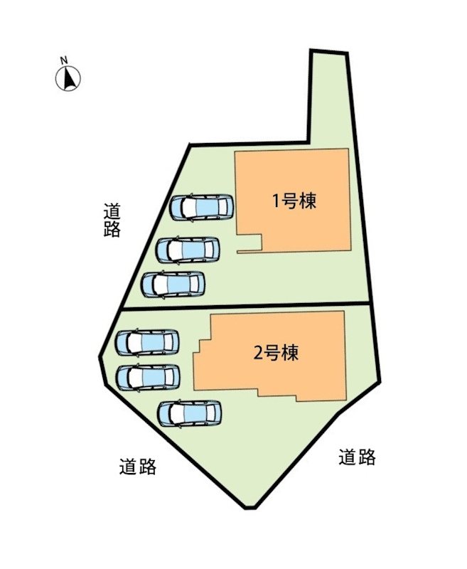 江南市島宮町巡見　1号地 区画図