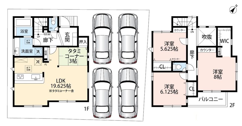江南市飛高町宮町 間取図・土地図