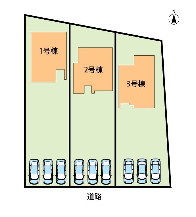 犬山市塔野地南ノ切　第1期　2号地 区画図