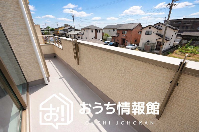 一宮市浅井町大日比野　第5期　B号地 現地写真（バルコニー）