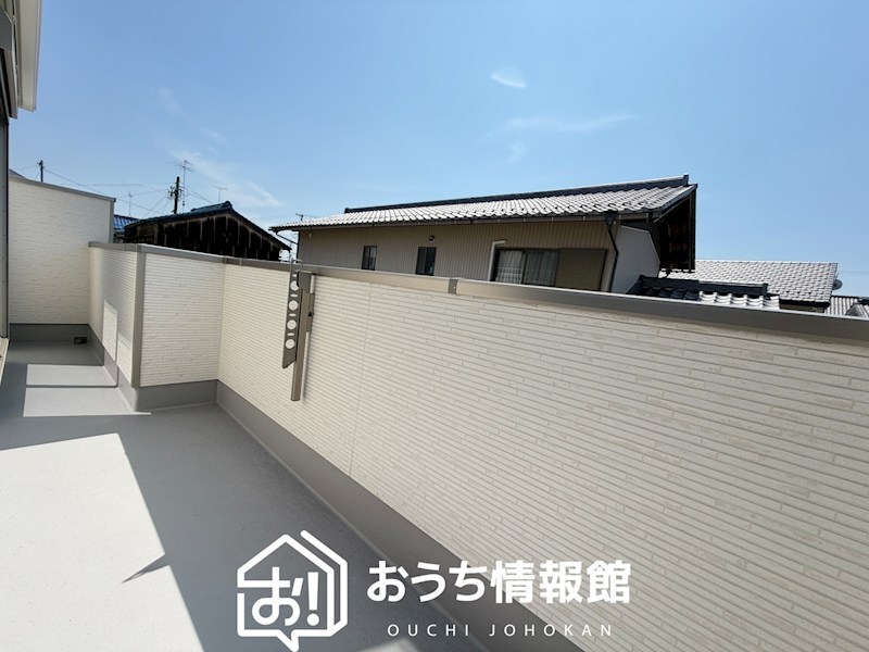 岐阜市近島　A号地 現地写真（バルコニー）