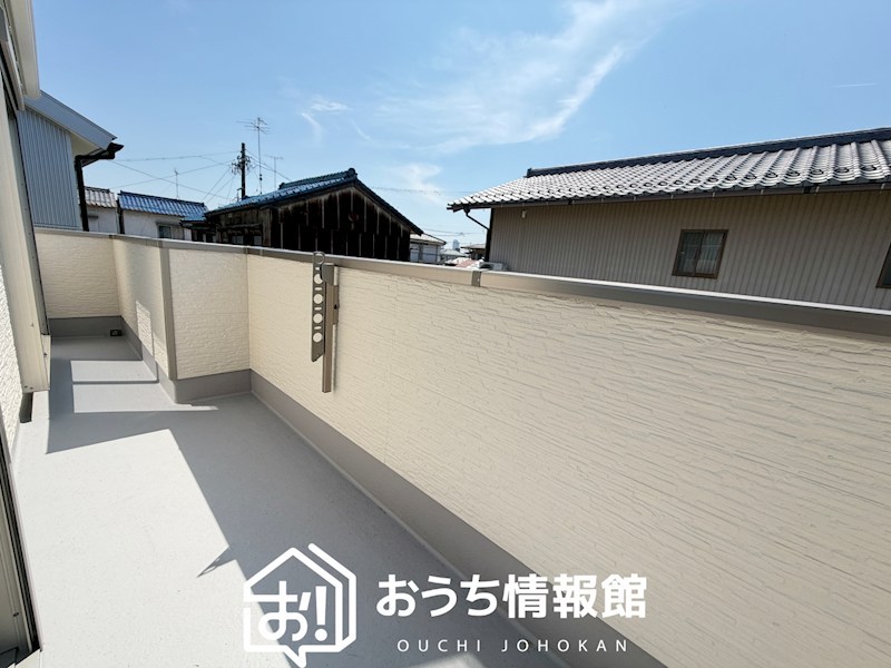 岐阜市近島　B号地  現地写真（バルコニー）
