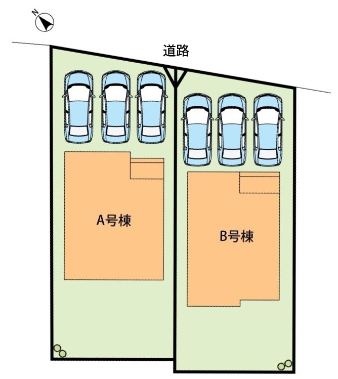 一宮市北方町北方中土取　A号地 区画図