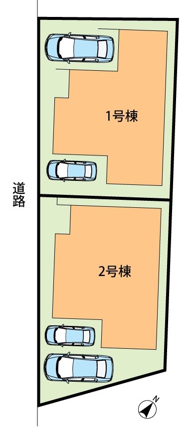 泉佐野市鶴原　第8期　1号地 区画図