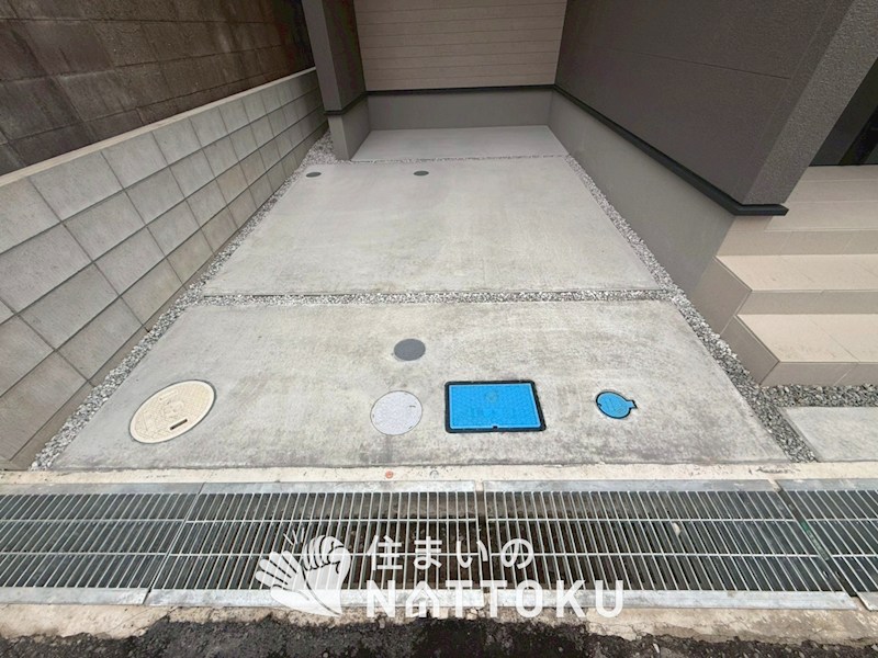 泉佐野市鶴原　第8期　1号地 現地写真（駐車場）