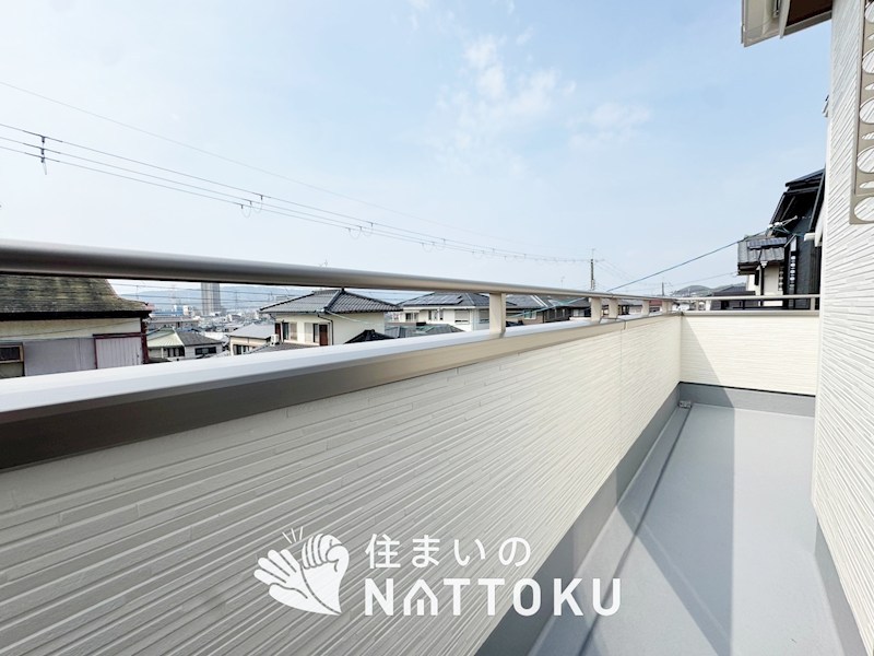 枚方市楠葉美咲　2号地 現地写真（バルコニー）
