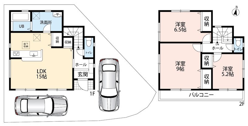 堺市東区大美野　第6期　7号地  間取図・土地図