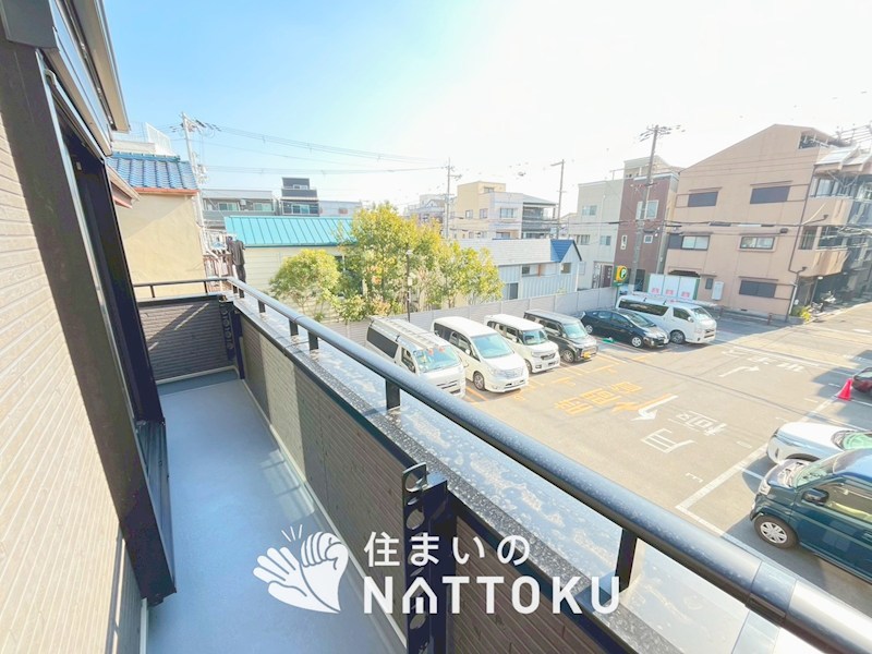 大阪市東住吉区杭全 現地写真（バルコニー）