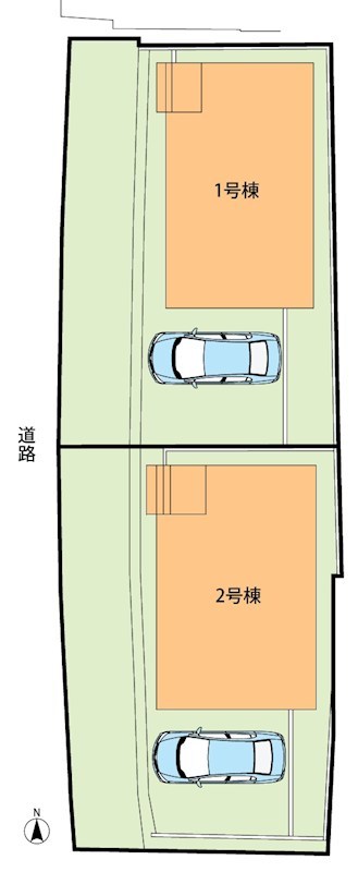 木津川市木津清水　第32期　1号地 区画図