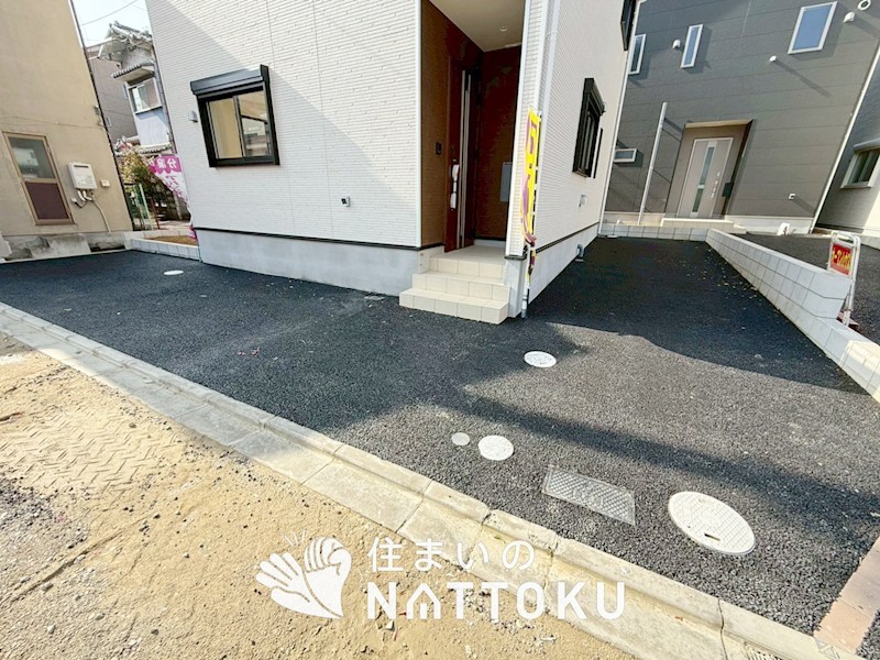 松原市上田　第2期　3号地  現地写真（駐車場）