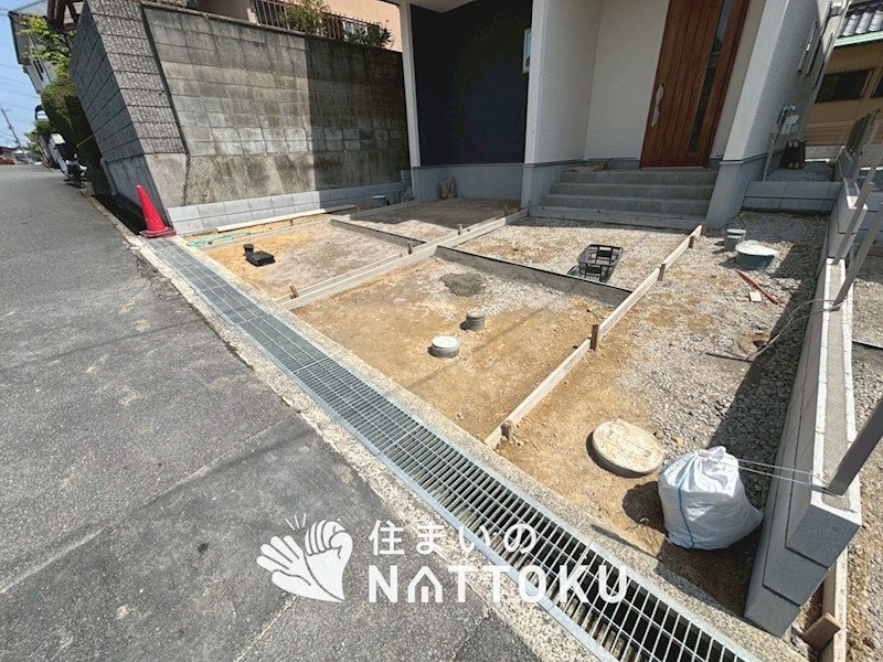 大阪狭山市大野台　第10期　1号地  現地写真（駐車場）