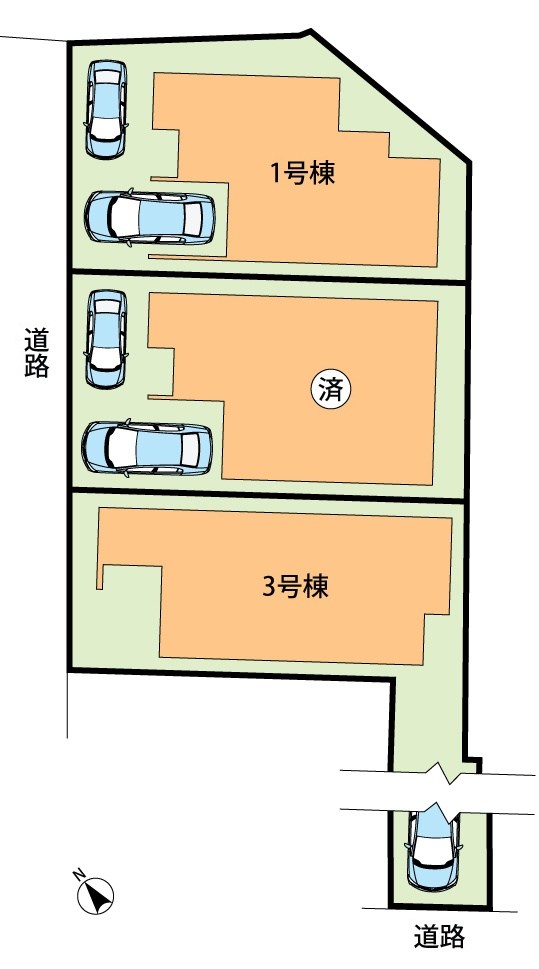 堺市東区草尾　第2期　1号地 区画図