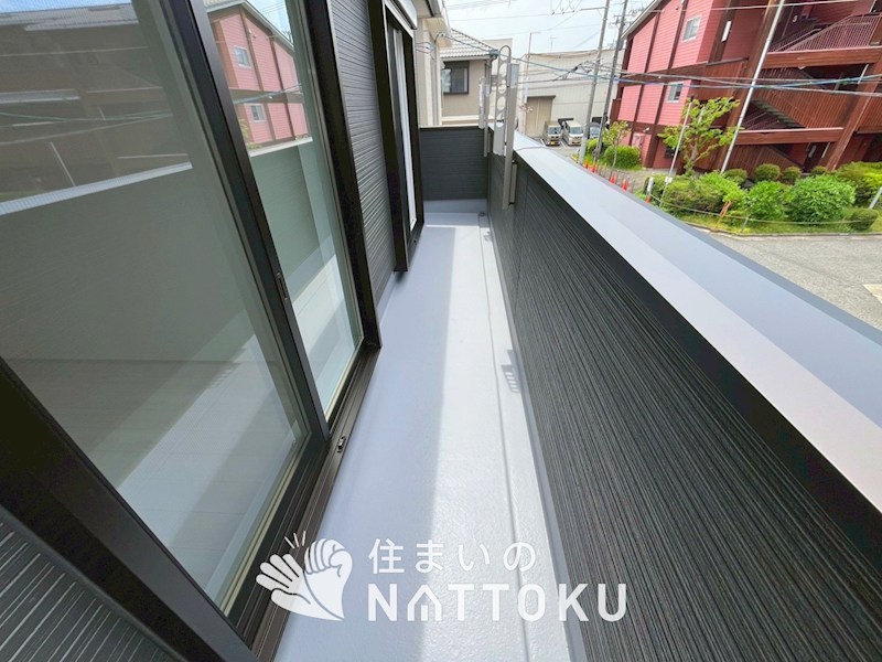 堺市東区草尾　第2期　1号地 現地写真（バルコニー）