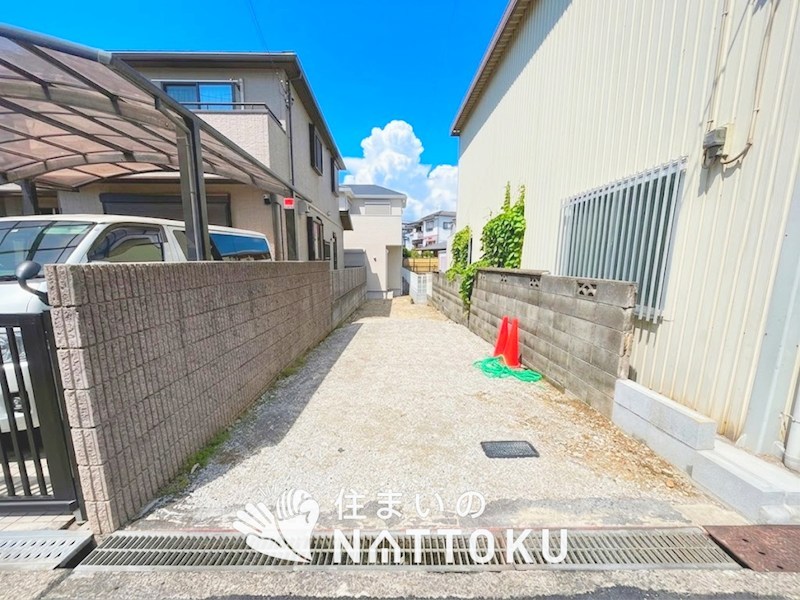 堺市東区草尾　第2期　3号地  現地写真（駐車場）