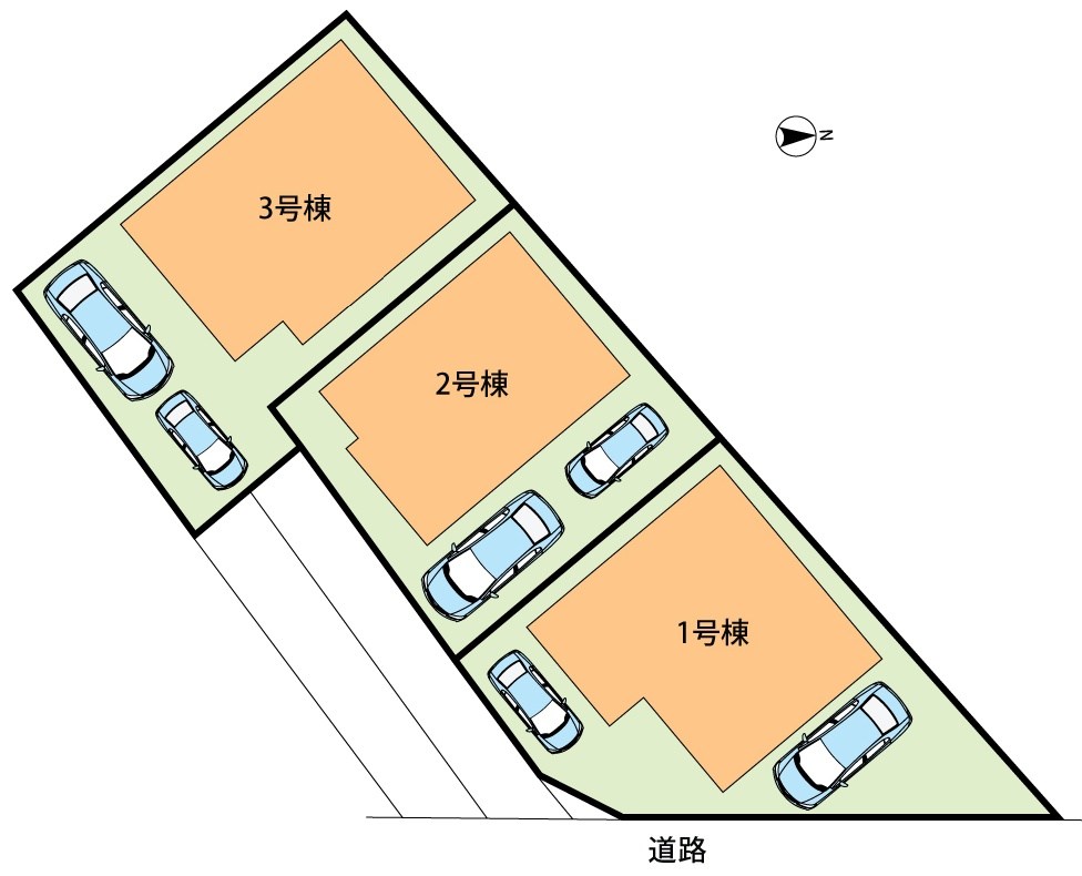 藤井寺市小山　第1期　1号地 区画図