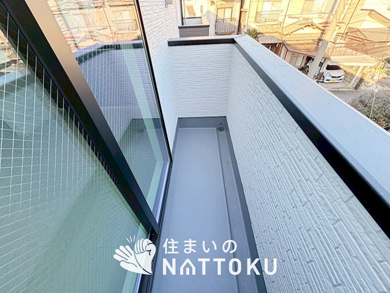 藤井寺市小山　第1期　2号地  現地写真（バルコニー）