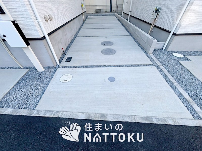藤井寺市小山　第1期　2号地  現地写真（駐車場）