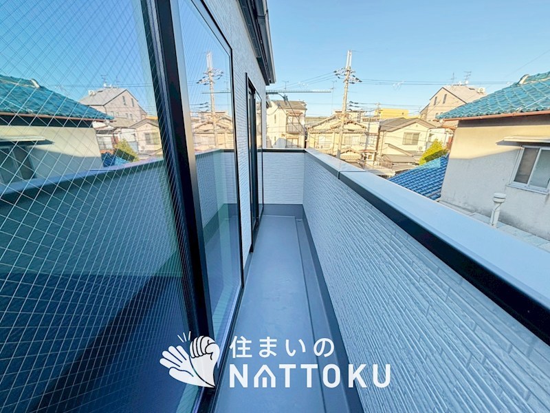 藤井寺市小山　第1期　3号地 現地写真（バルコニー）