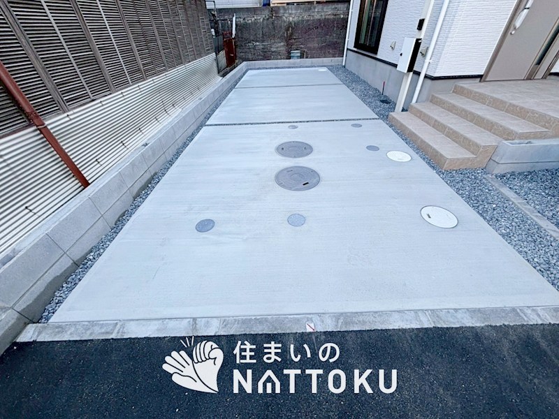 藤井寺市小山　第1期　3号地 現地写真（駐車場）