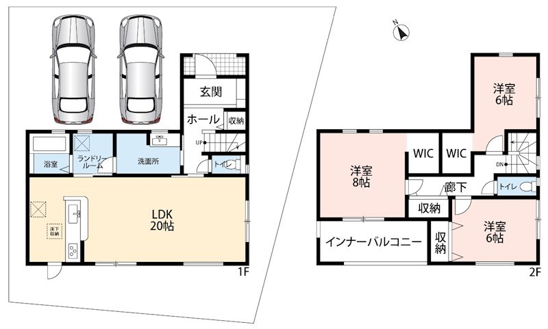 栗東市上鈎　第4期　3号地 間取図・土地図