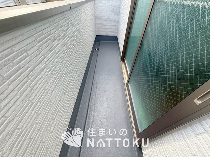 城陽市富野南清水　第1期 現地写真（バルコニー）