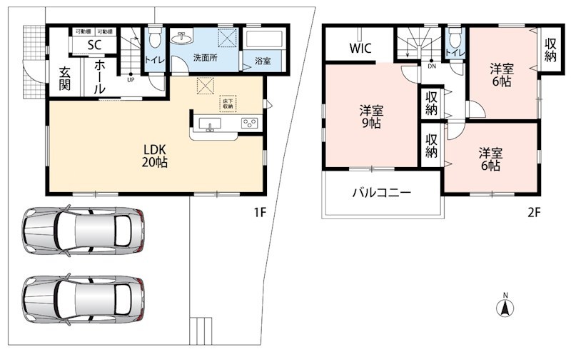 泉南郡熊取町七山　2号地 間取図・土地図