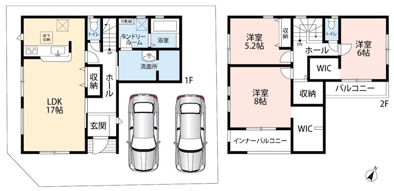 泉佐野市南中樫井　第2期 間取図・土地図