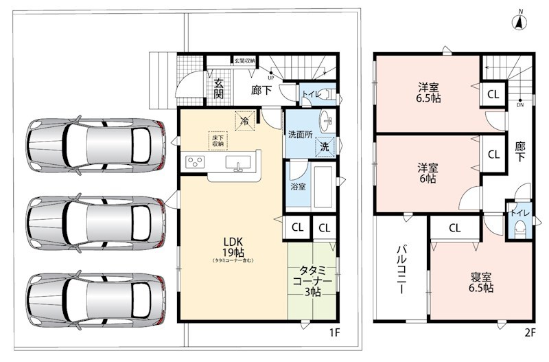 和歌山市井辺　第3期 間取図・土地図