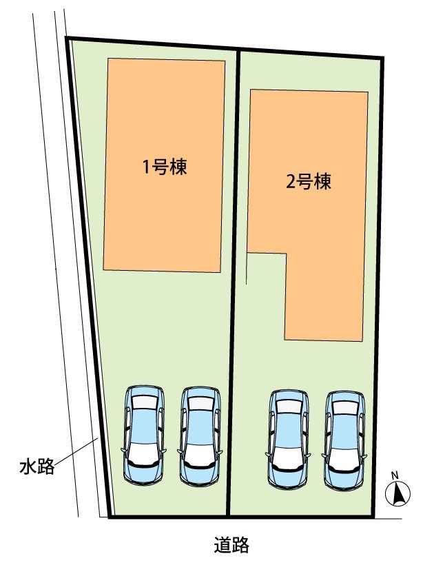 姫路市田寺　第5期　1号地 区画図