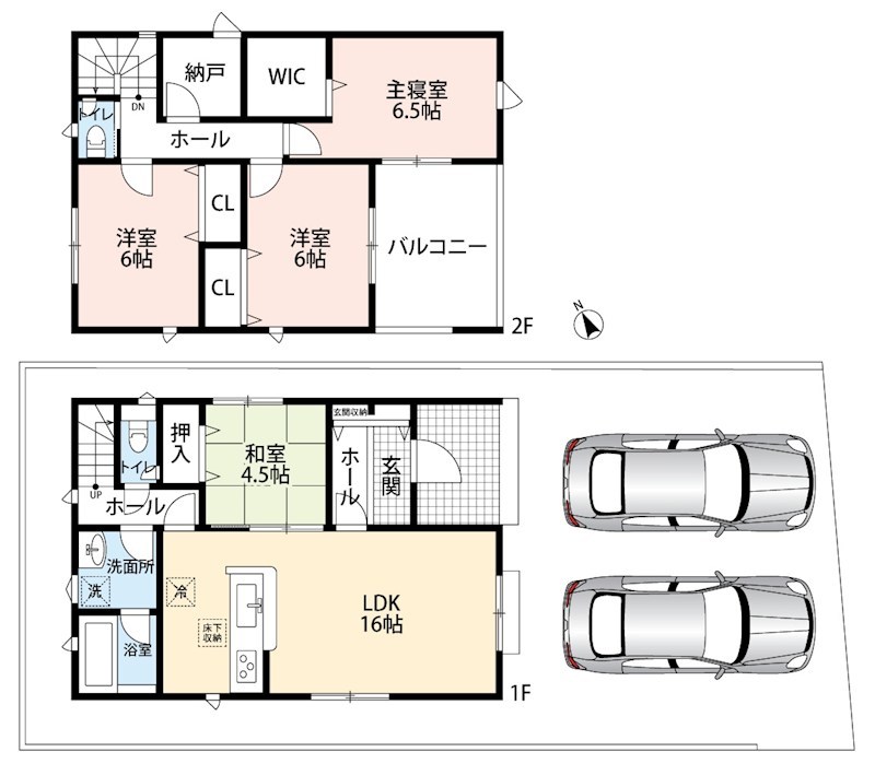 姫路市飾磨区妻鹿　第1期　3号地 間取図・土地図