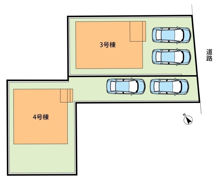 姫路市飾磨区妻鹿　第1期　3号地 区画図