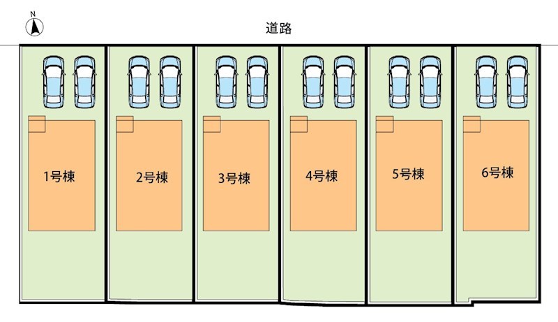 岐阜市西中島　第2期　3号地 区画図