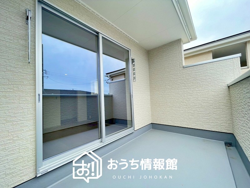 各務原市川島小網町　第2期　1号地 現地写真（バルコニー）