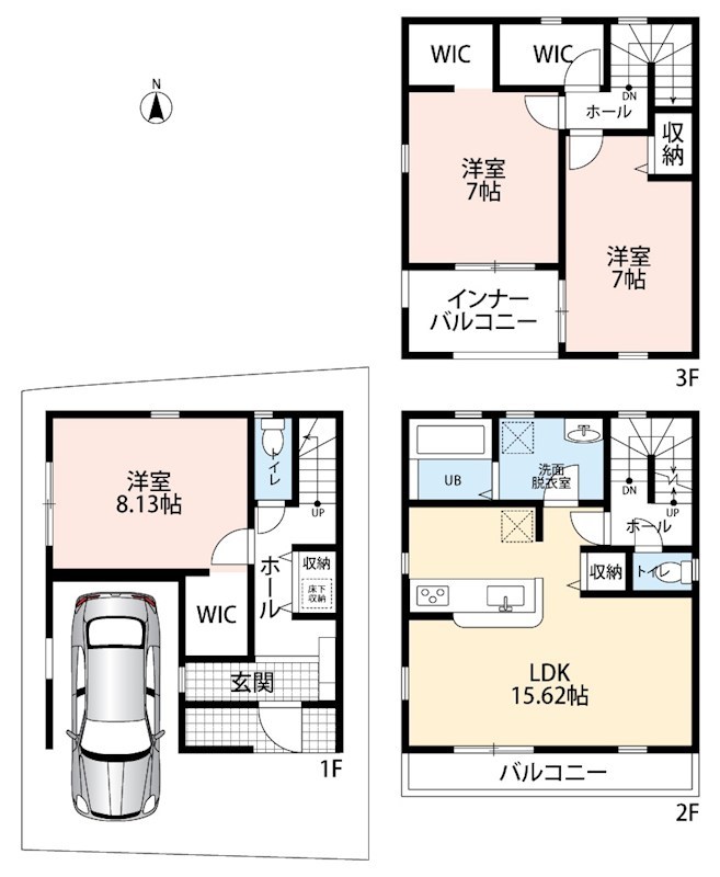 松原市天美東　第3期　2号地  間取図・土地図