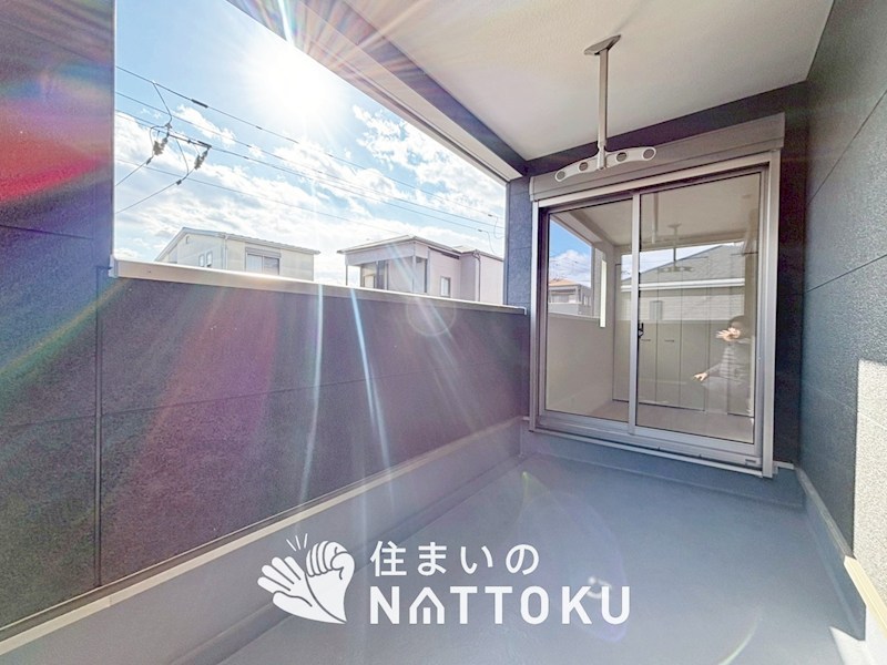松原市北新町　第7期　3号地  現地写真（バルコニー）