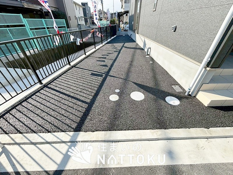 松原市北新町　第7期　3号地  現地写真（駐車場）