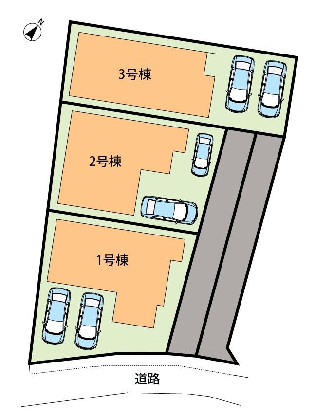 河内長野市古野町　第2期　2号地 区画図