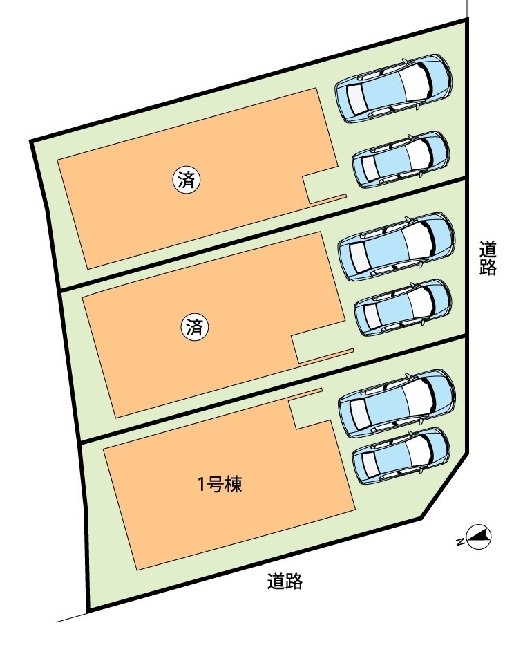 豊中市清風荘　第1期　1号地 区画図