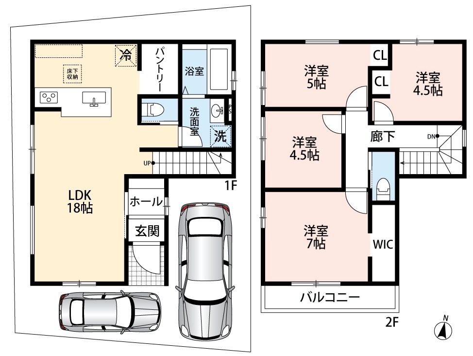 堺市中区八田南之町　第1期　 間取図・土地図