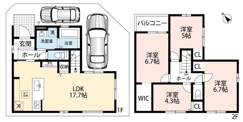 高石市高師浜　第2期　2号地 間取図・土地図