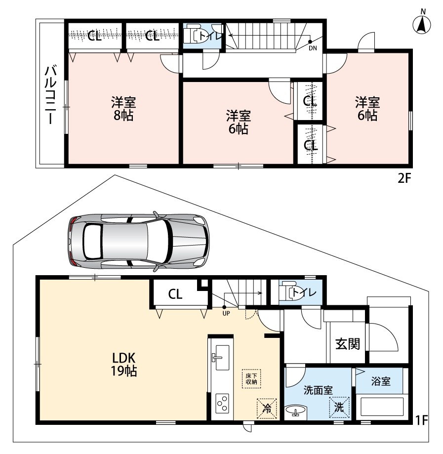 堺市中区福田　第3期　10号地  間取図・土地図