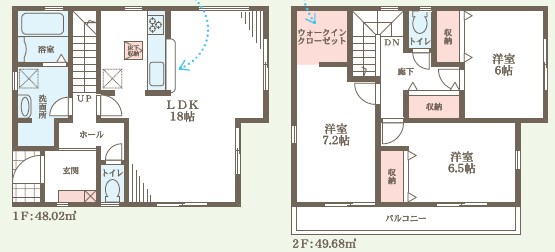 堺市東区西野　第5期　 間取図・土地図