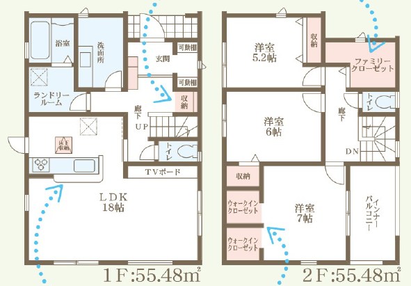 高槻市大和　2号地 間取図・土地図