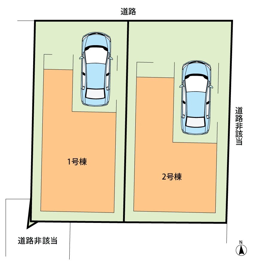 門真市上野口町　第3期　1号地 区画図