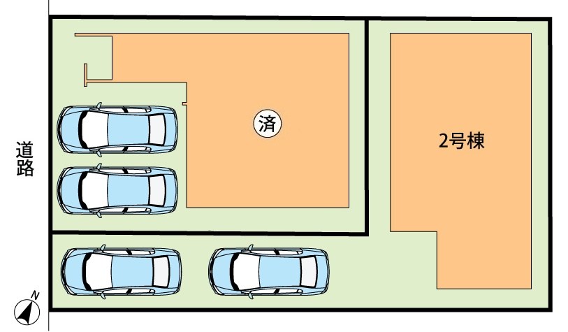 近江八幡市出町　第2期　2号地 区画図